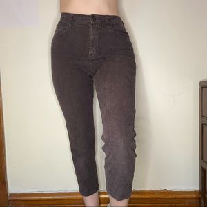 Urban outfitters High waist brown corduroy pants